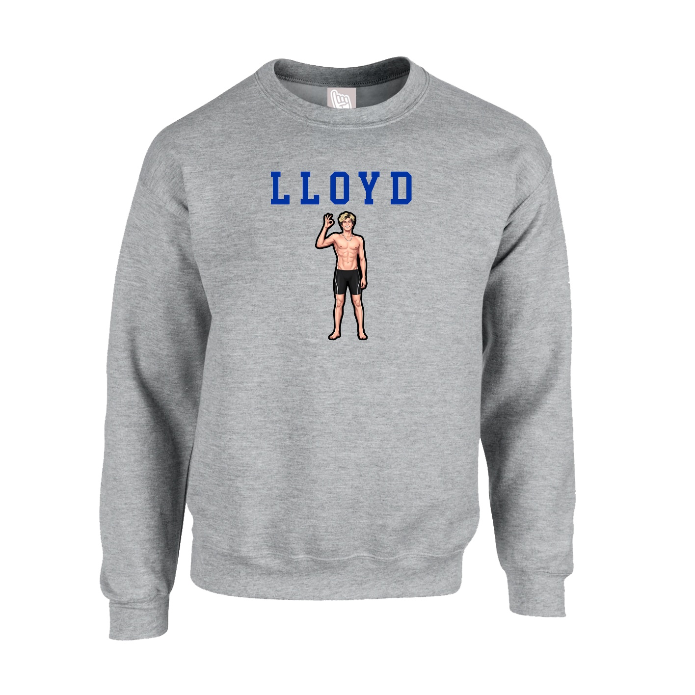 Fleece Crew — Shirsey in Grey