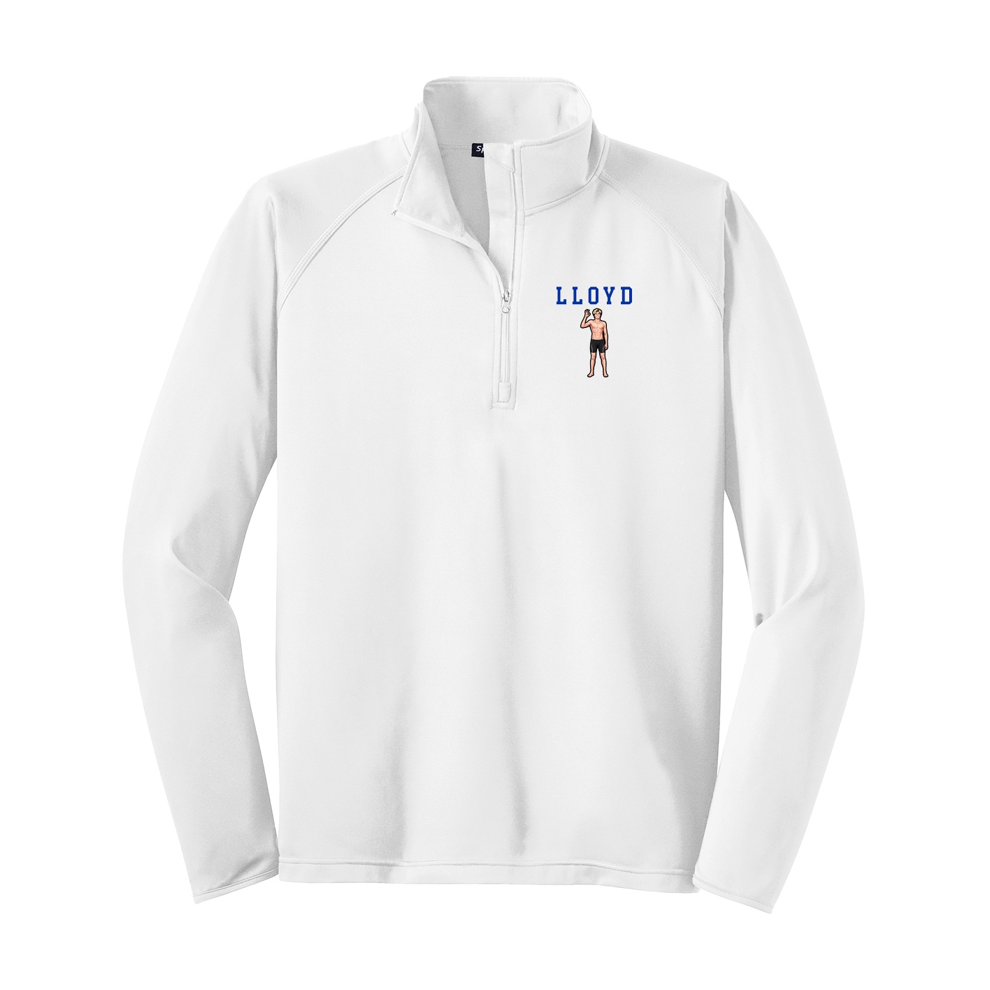 Q-Zip Pullover — Shirsey in White
