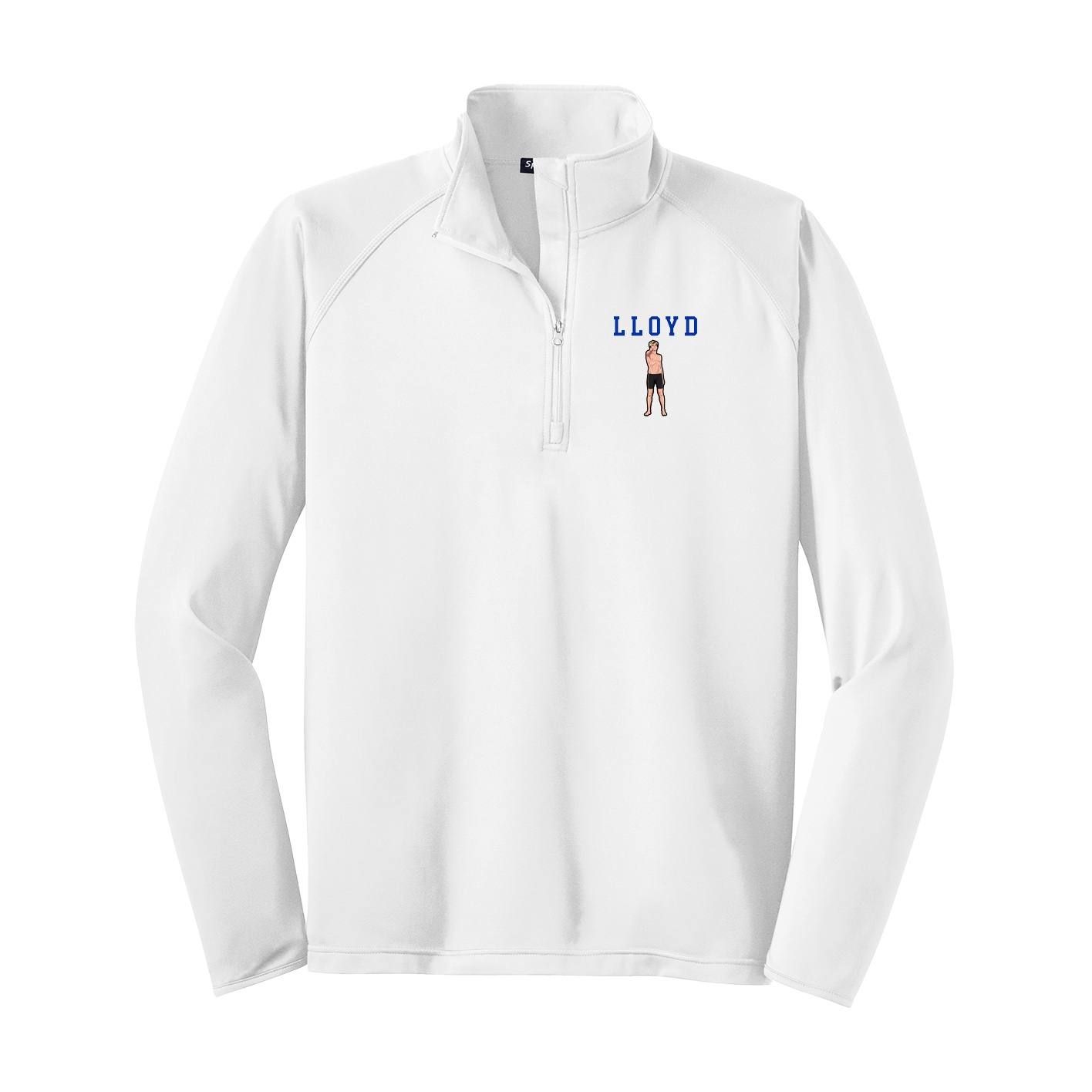 Q-Zip Pullover — Shirsey in White