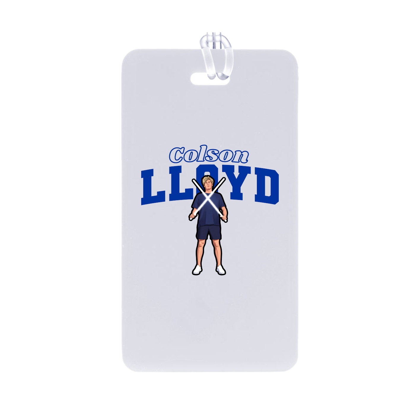 Bag Tag — Name Arch in Classic