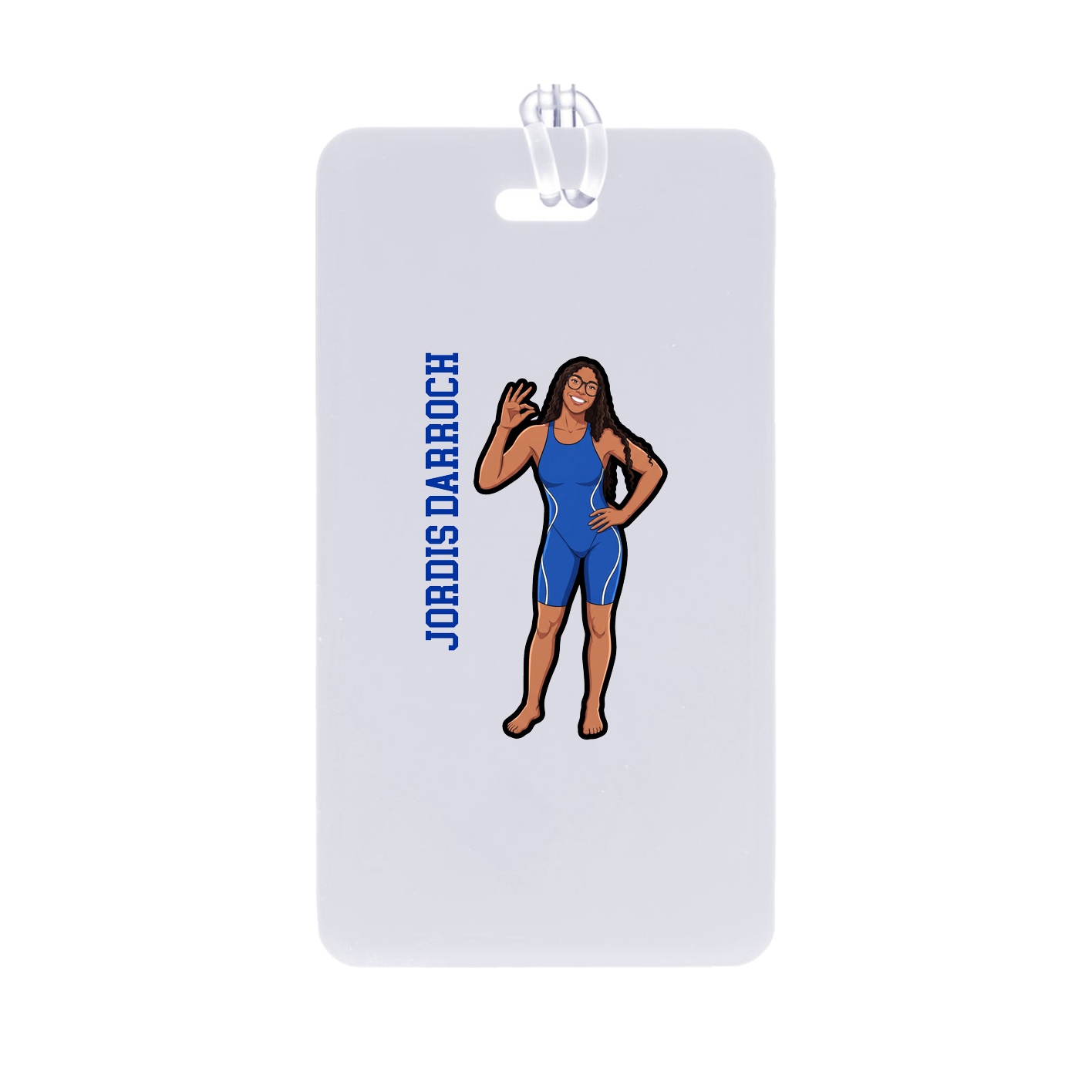 Bag Tag — Name Vertical in Classic