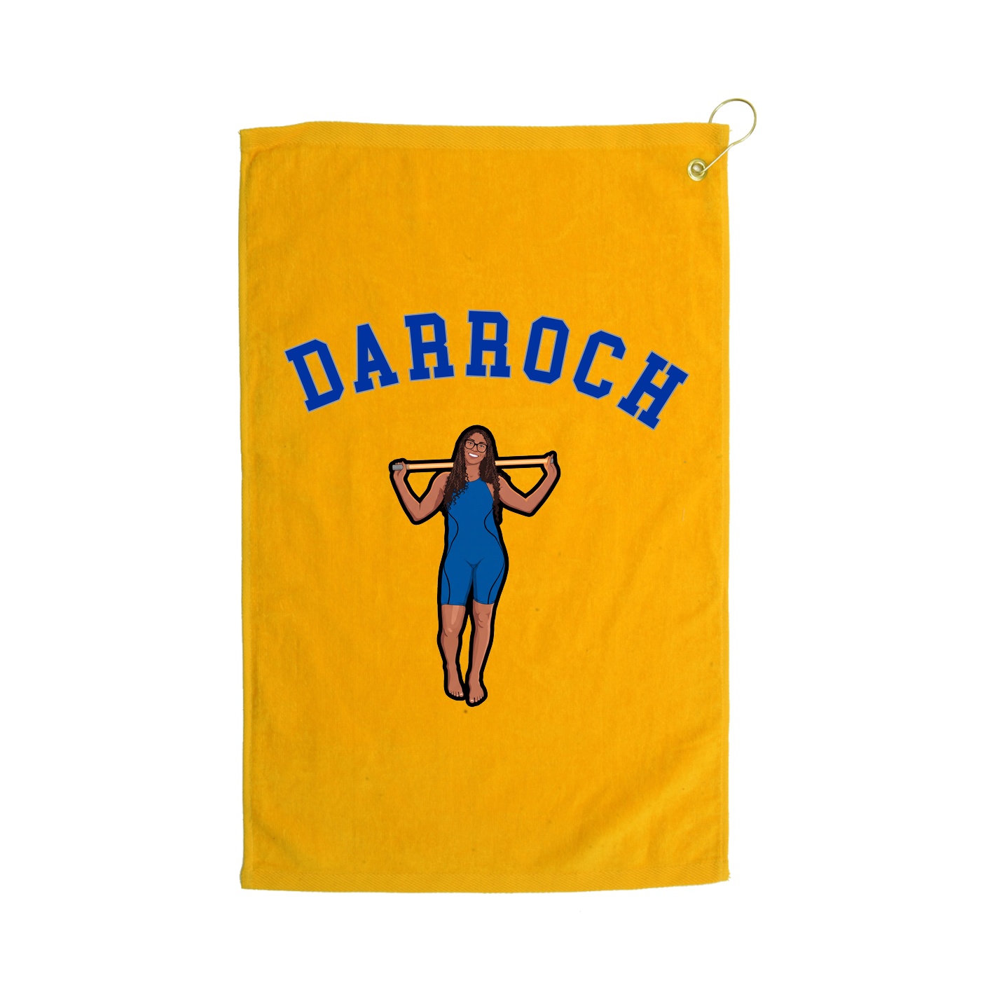 Golf Towel — Shirsey Arch in Gold