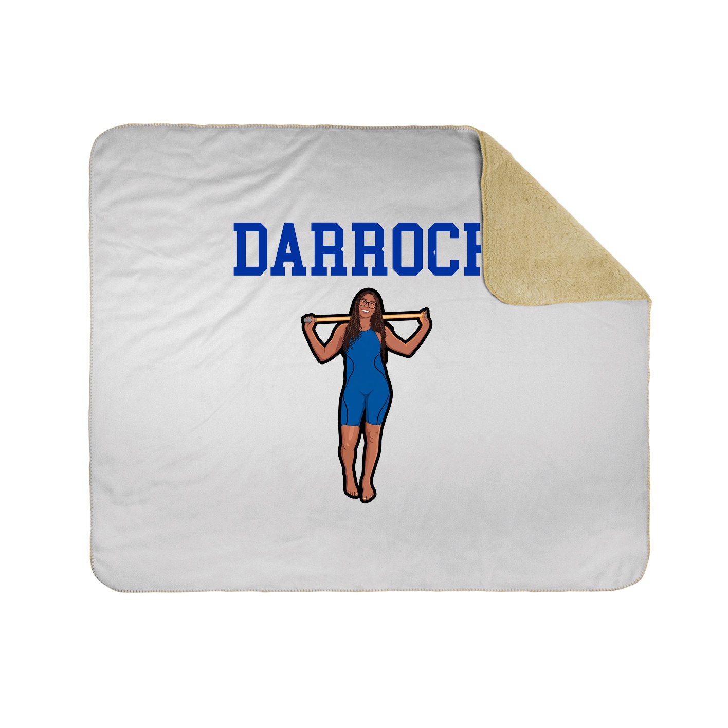 Throw Blanket — Shirsey in White