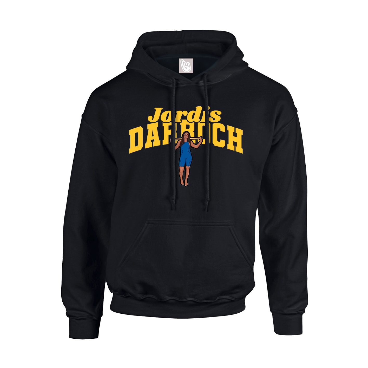 Hoodie — Signature Arch in Black
