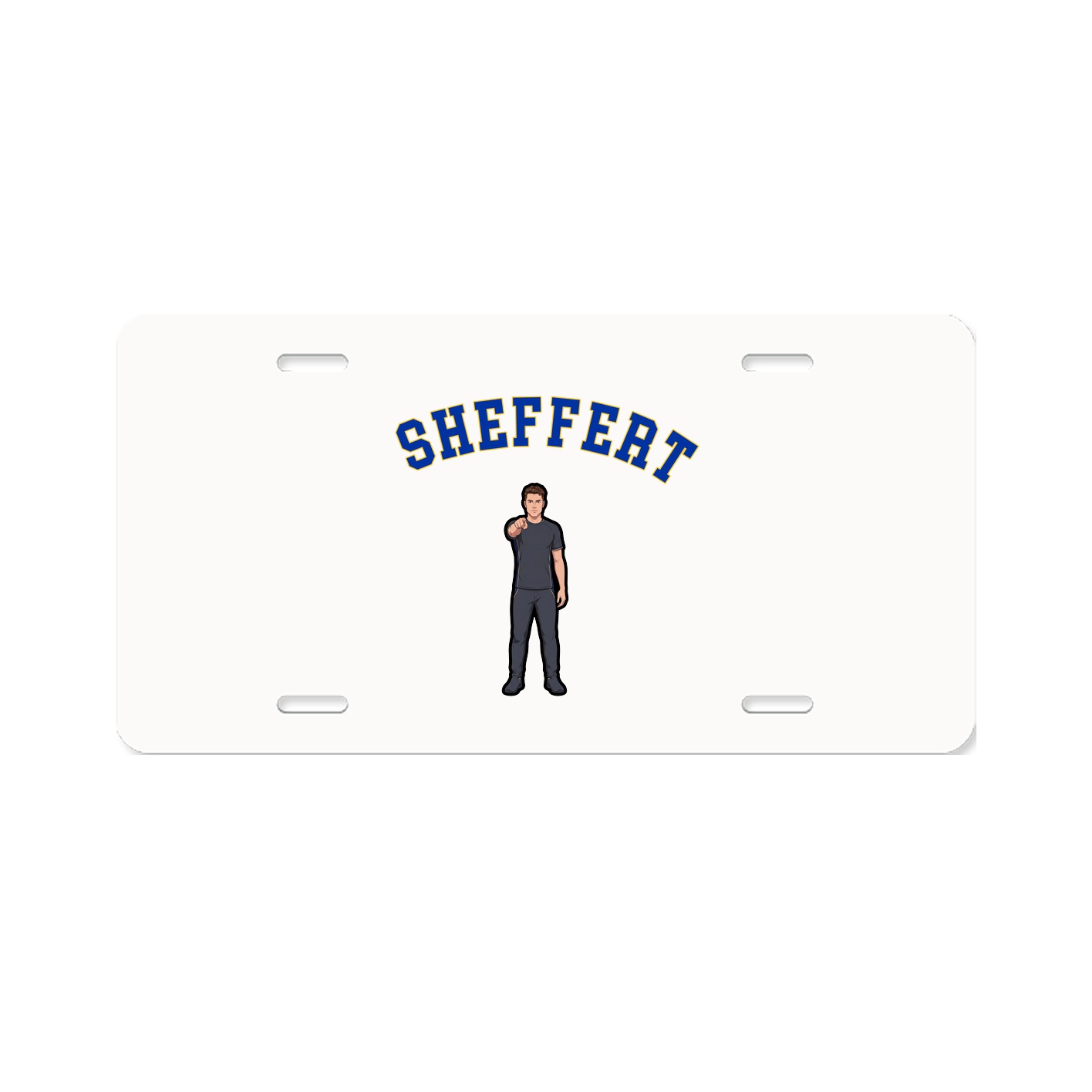 License Plate — Shirsey Arch in Classic