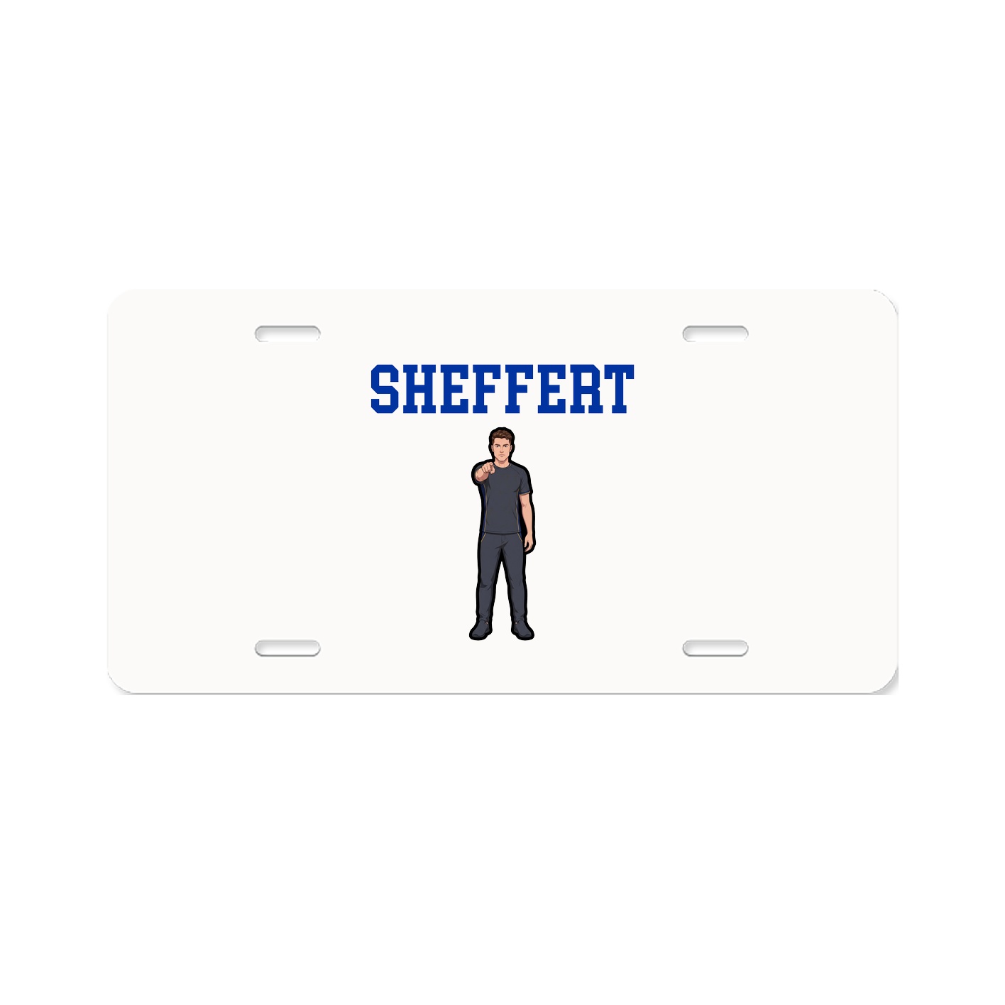 License Plate — Shirsey in Classic