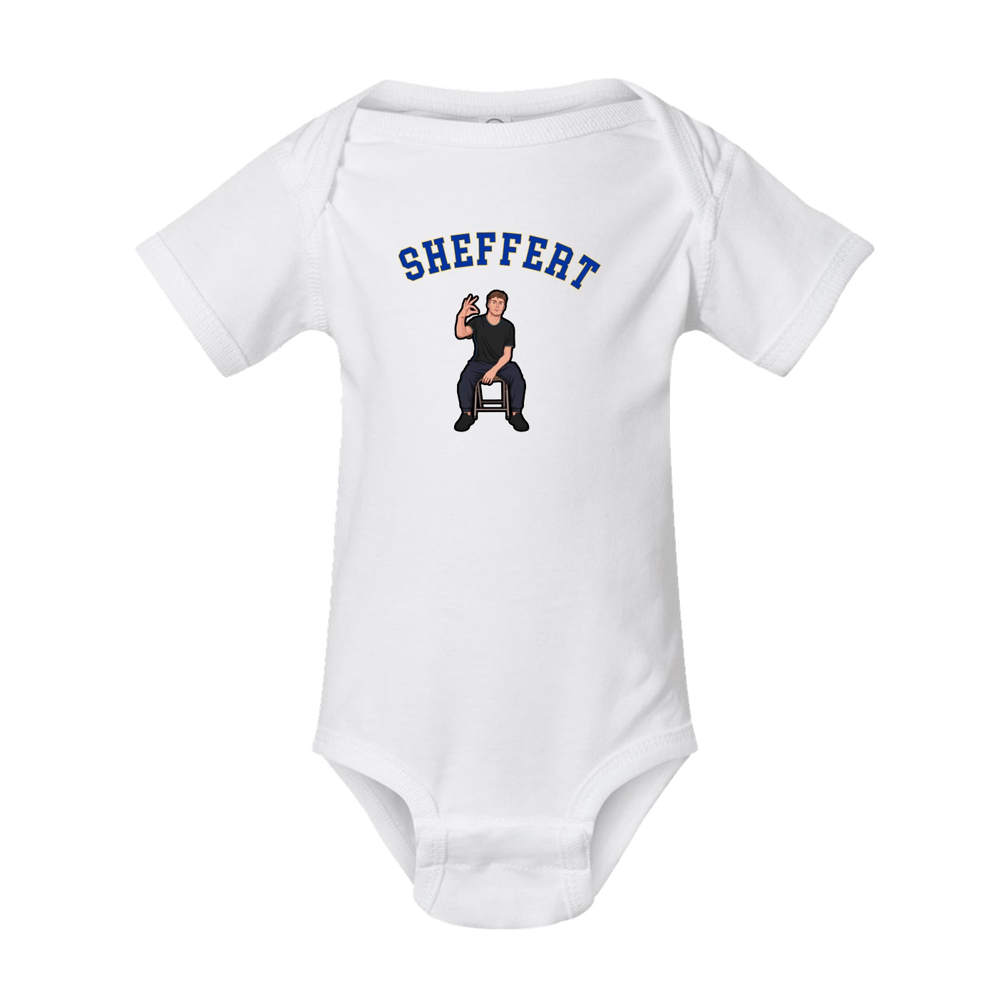 Baby Onesie — Shirsey Arch in White