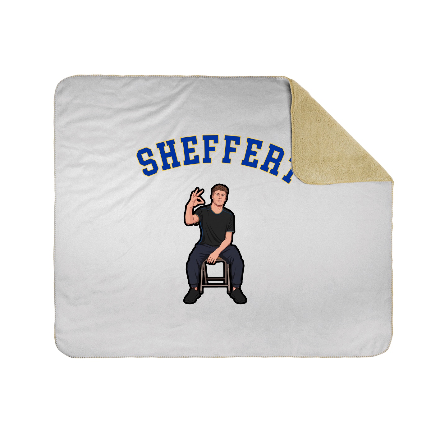 Throw Blanket — Shirsey Arch in White