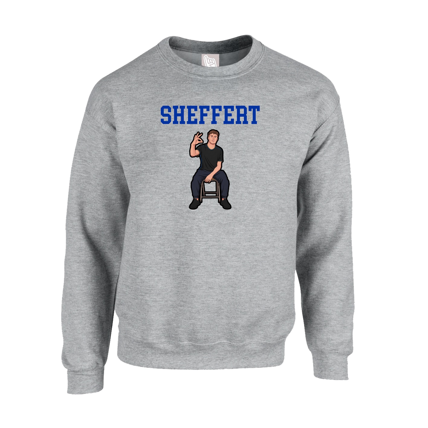 Fleece Crew — Shirsey in Grey