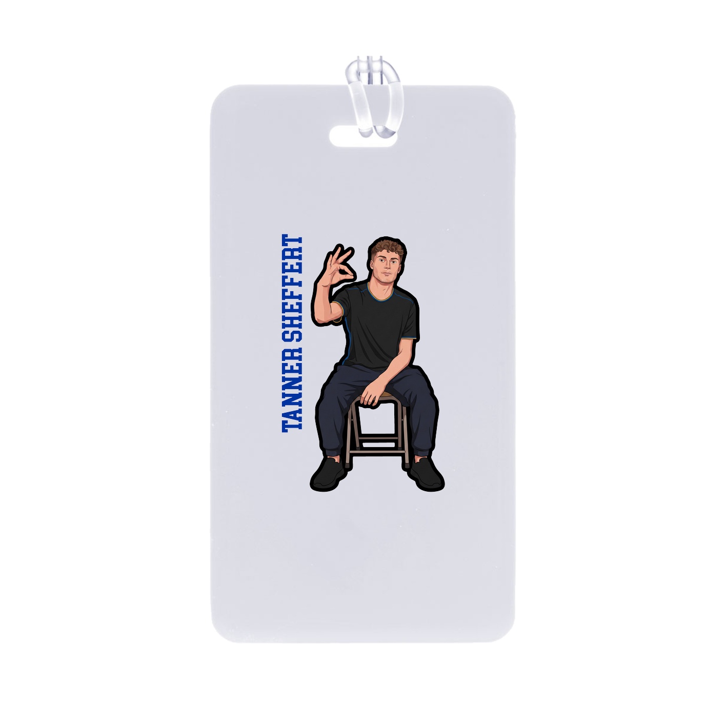 Bag Tag — Name Vertical in Classic