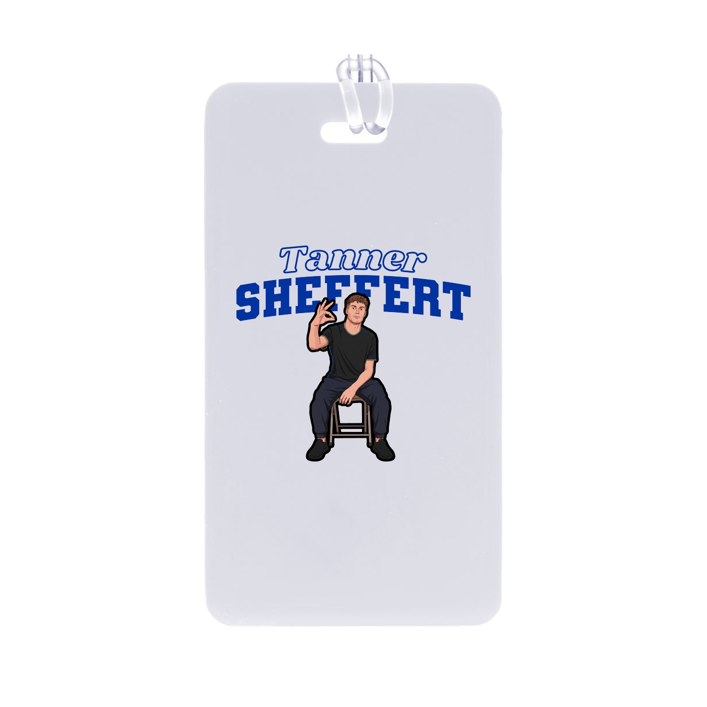Bag Tag — Name Arch in Classic