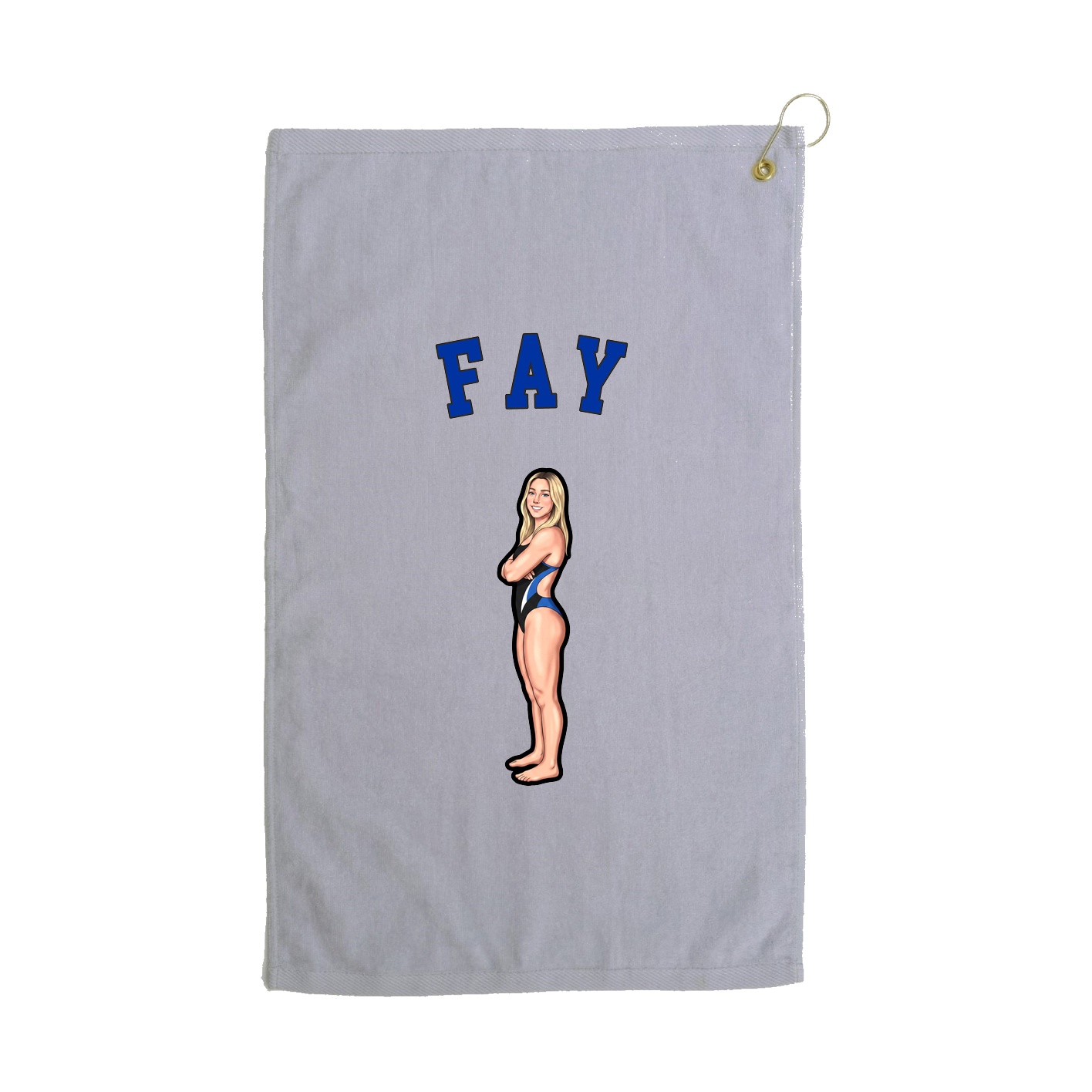Golf Towel — Shirsey Arch in Grey