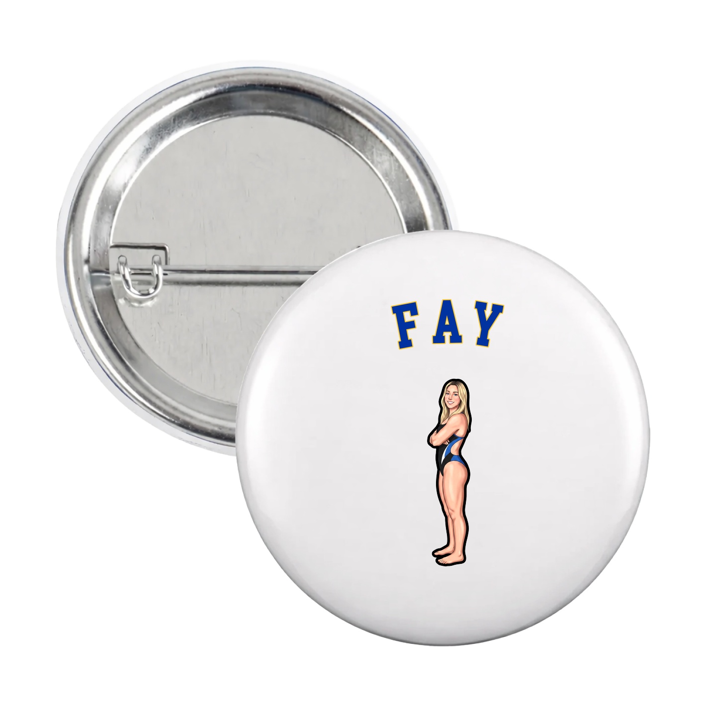 Game Day Button — Shirsey Arch in White