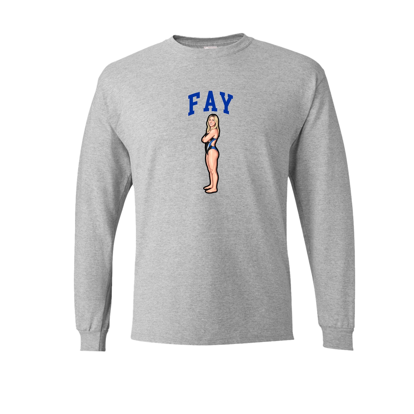 Long Sleeve Tee — Shirsey in Grey