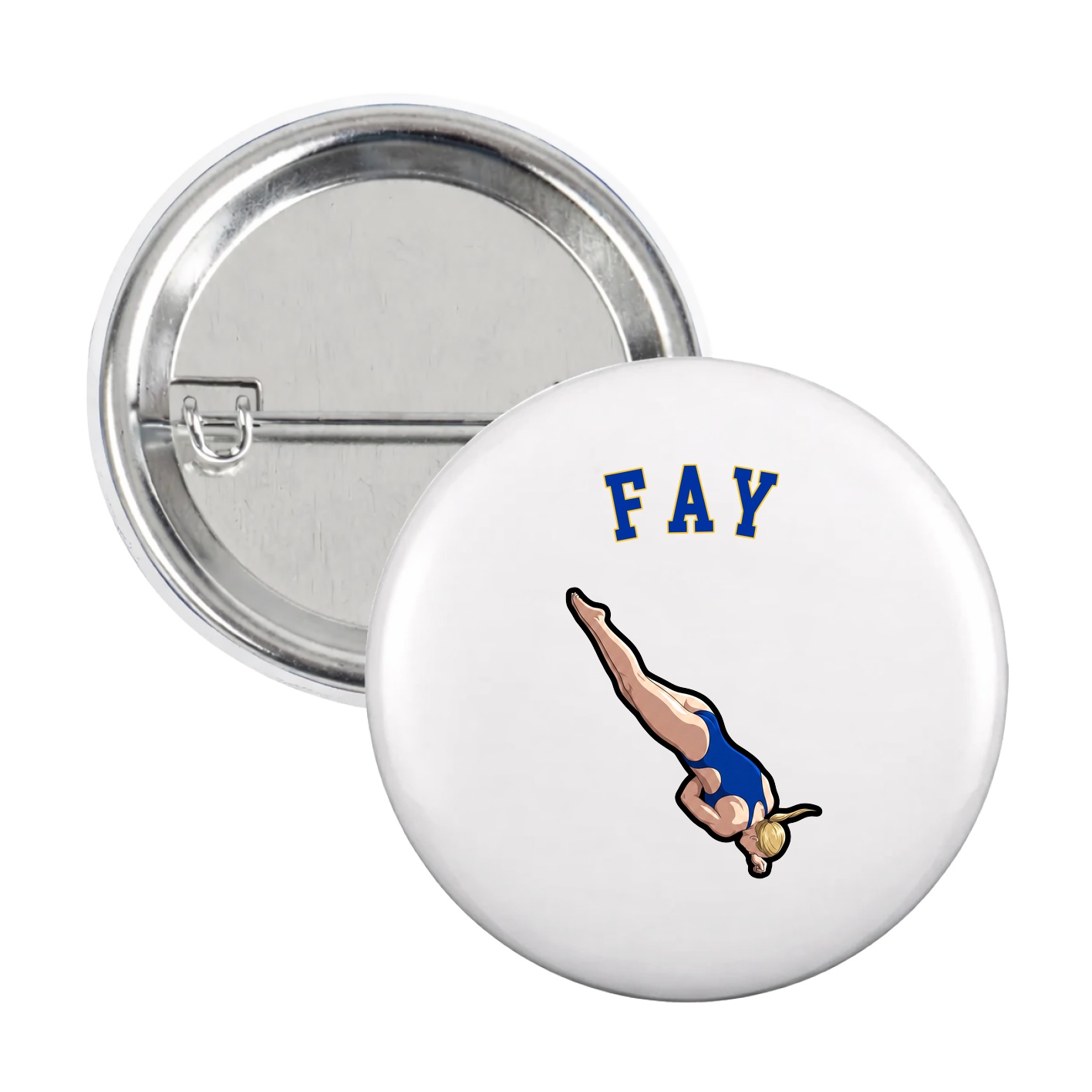 Game Day Button — Shirsey Arch in White