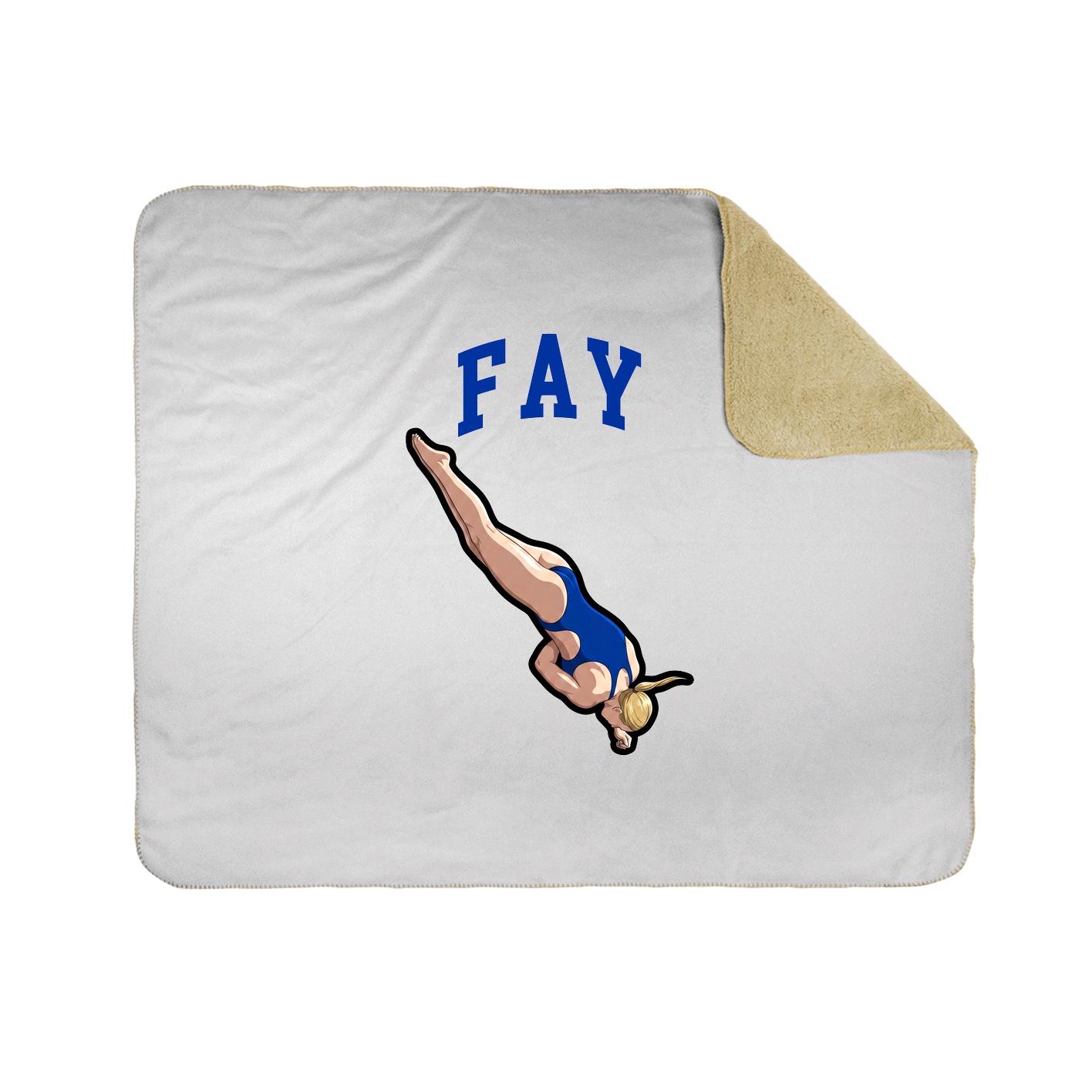 Throw Blanket — Shirsey in White