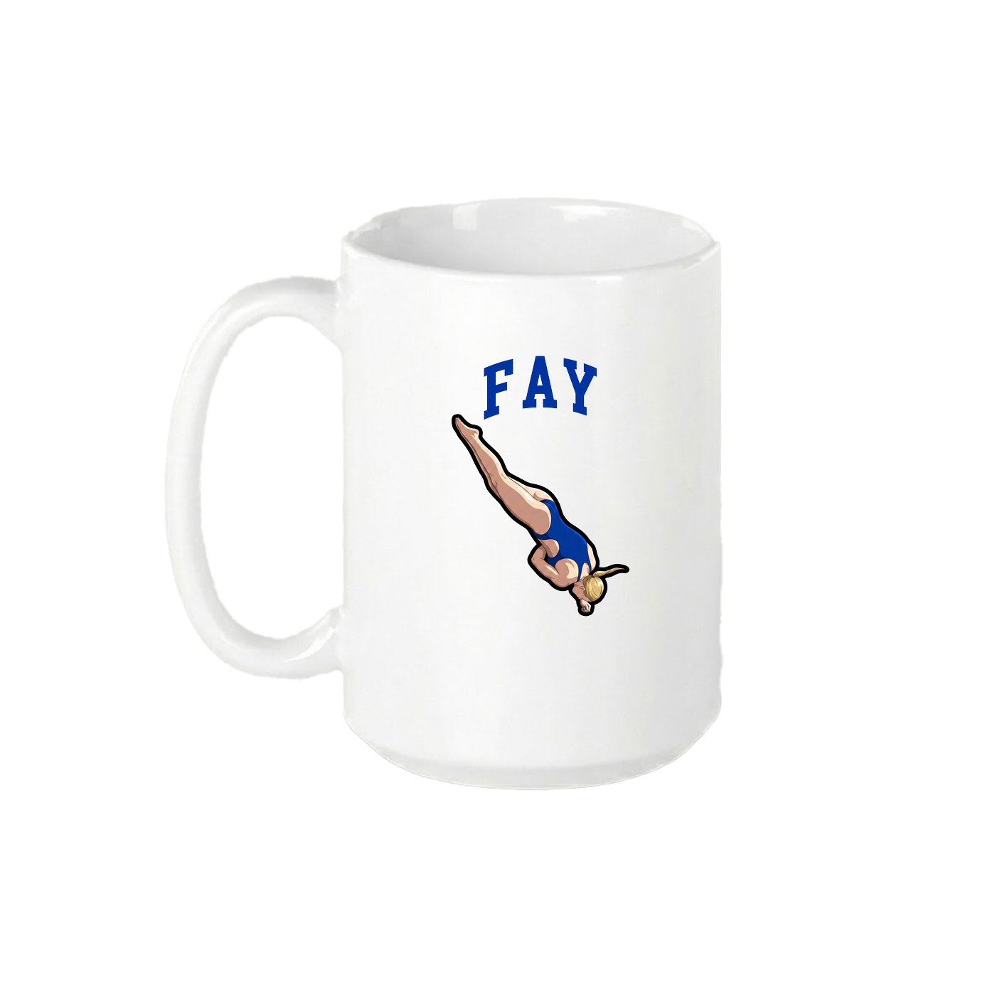 15oz Coffee Mug — Shirsey in White