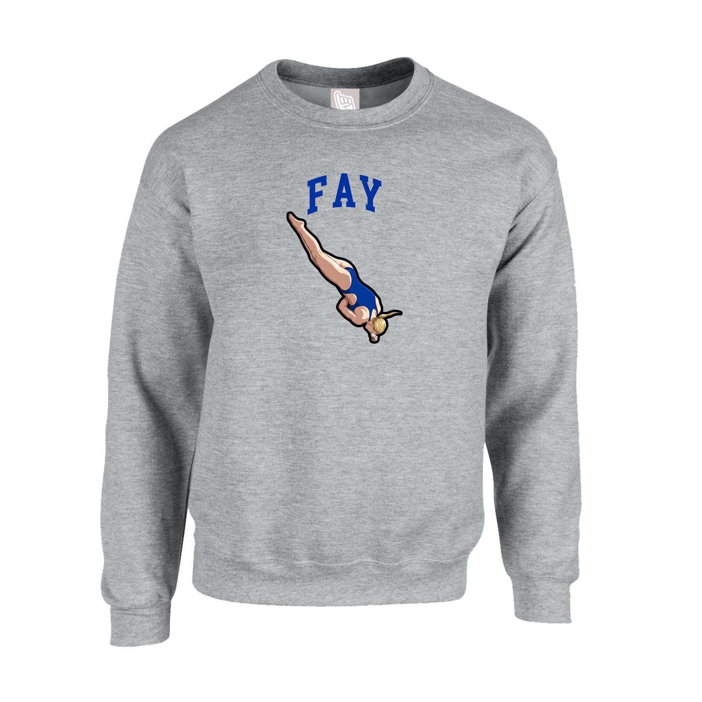 Fleece Crew — Shirsey in Grey