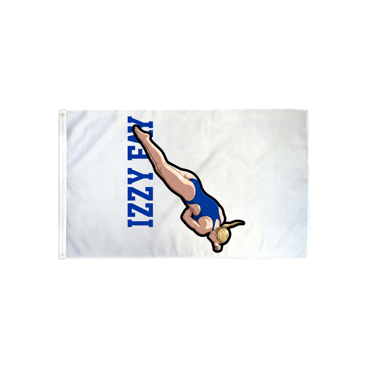 3x5 Flag — Name Vertical in Classic