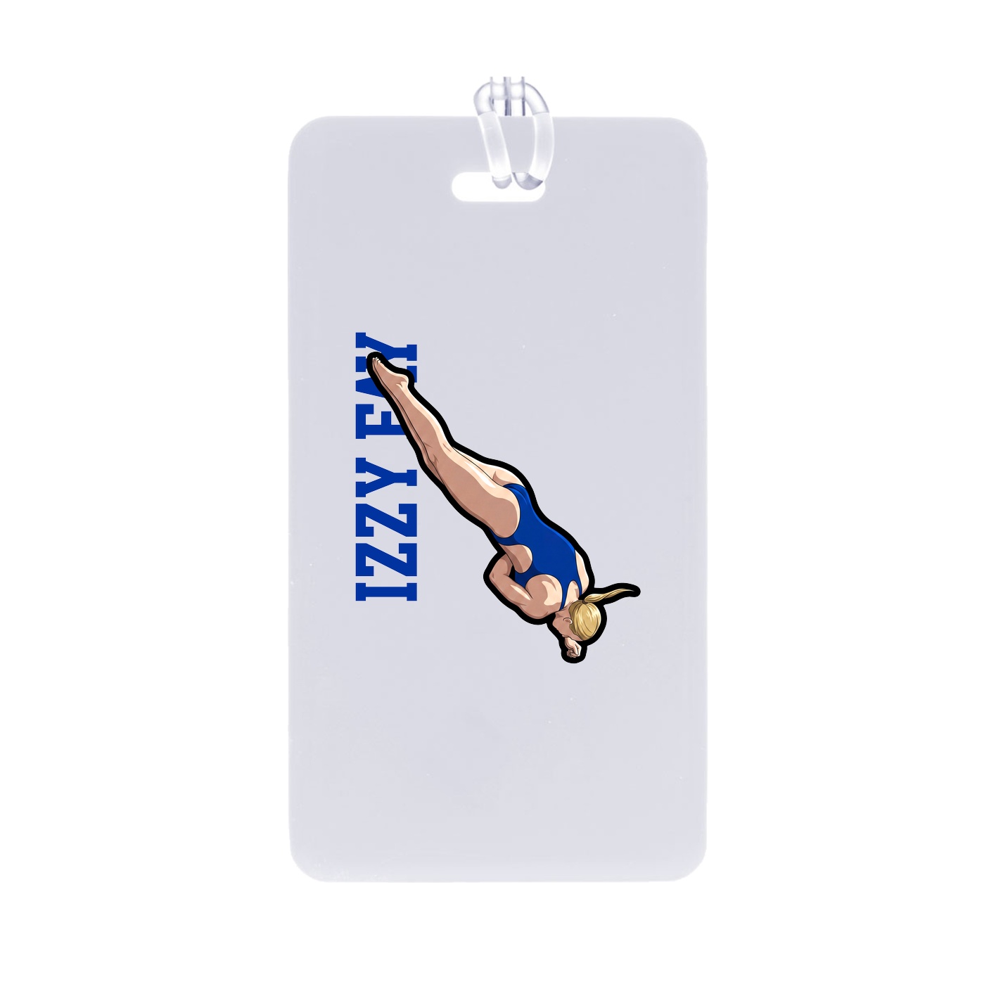 Bag Tag — Name Vertical in Classic