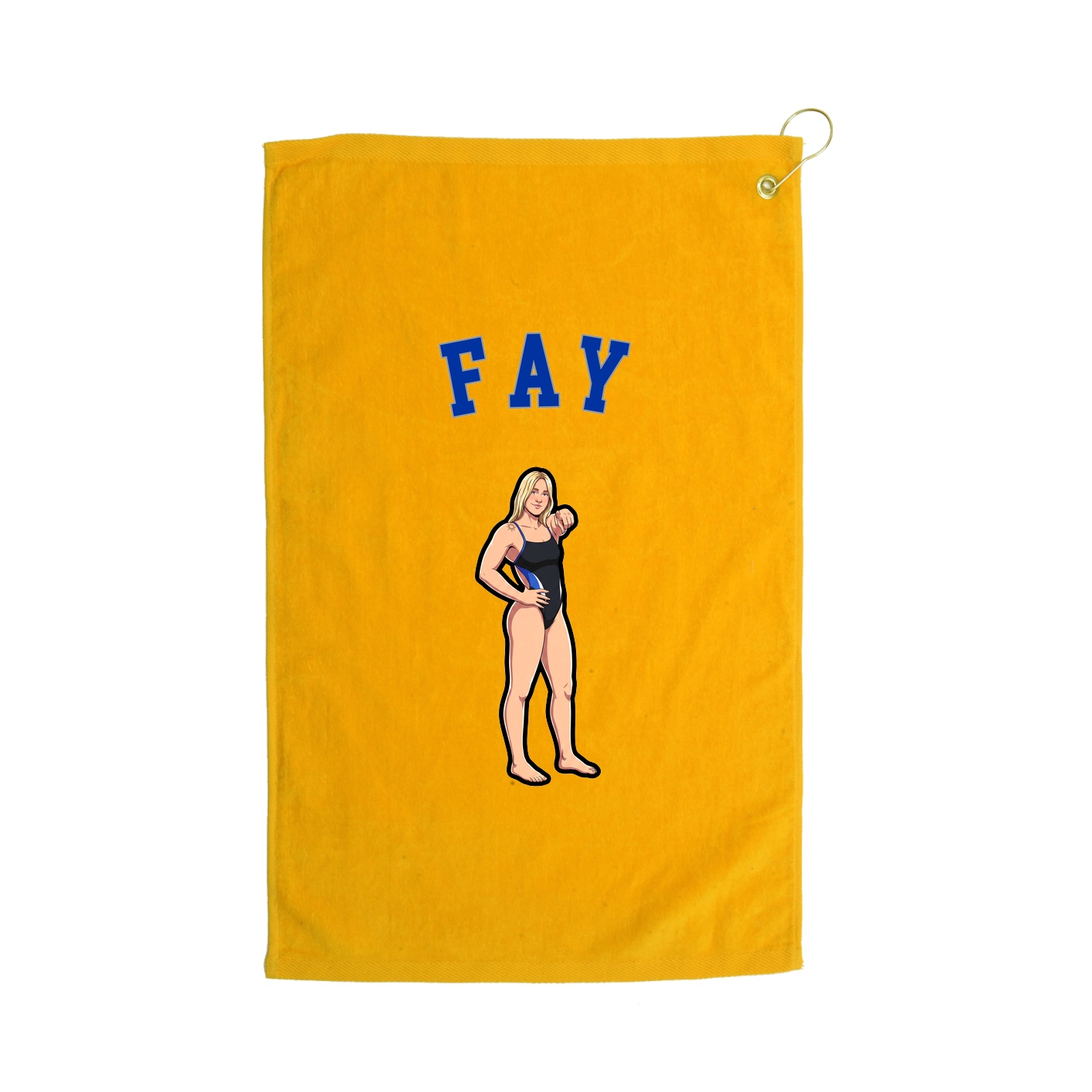 Golf Towel — Shirsey Arch in Gold