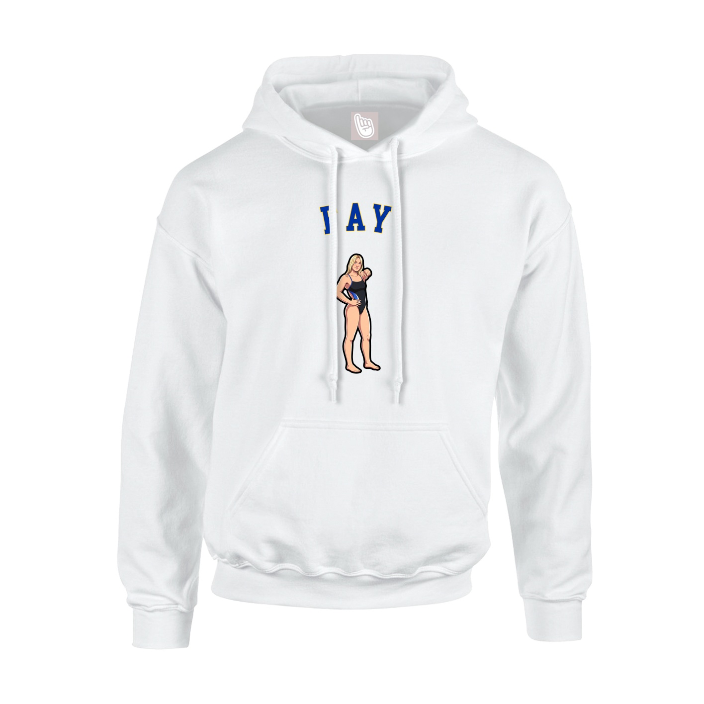 Hoodie — Shirsey Arch in White