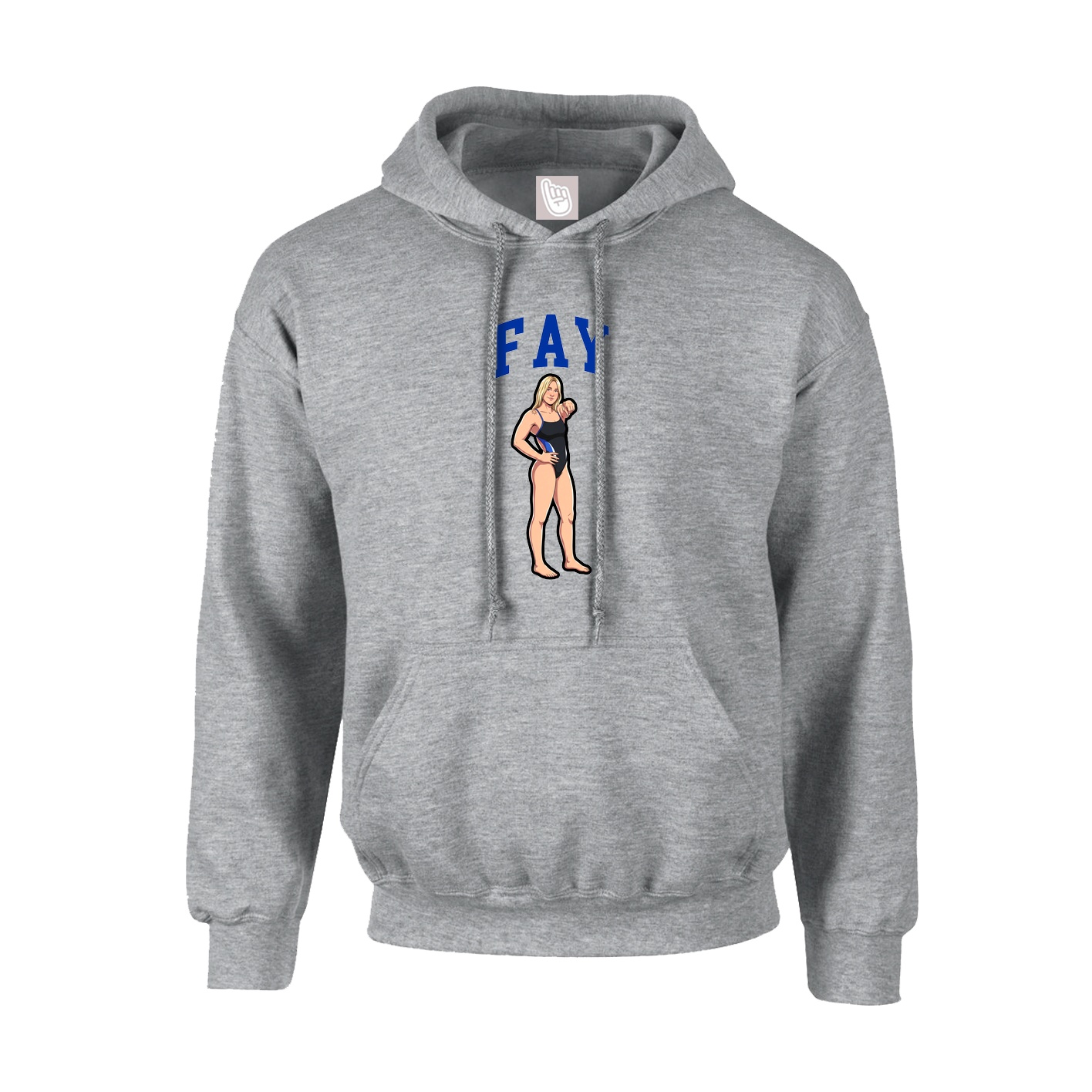 Hoodie — Shirsey in Grey