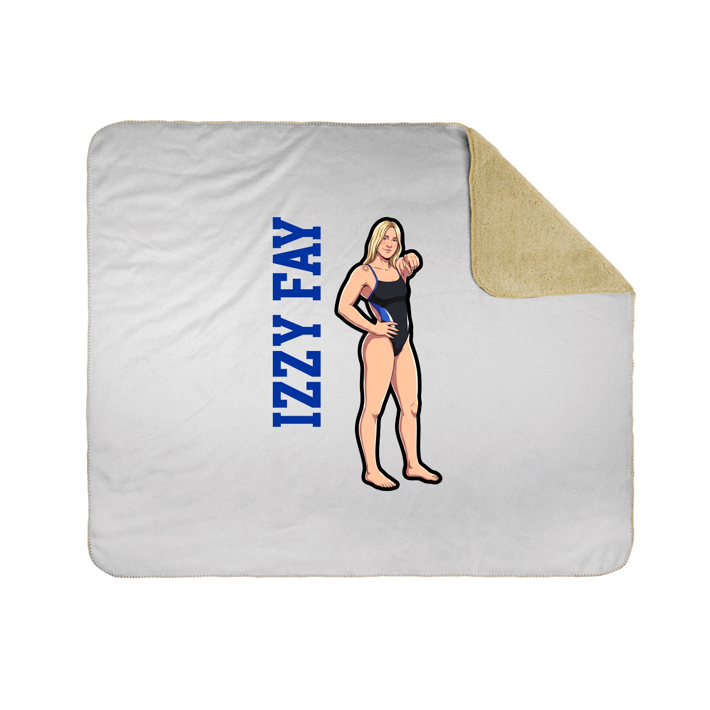 50x60 Sherpa Lined Throw Blanket