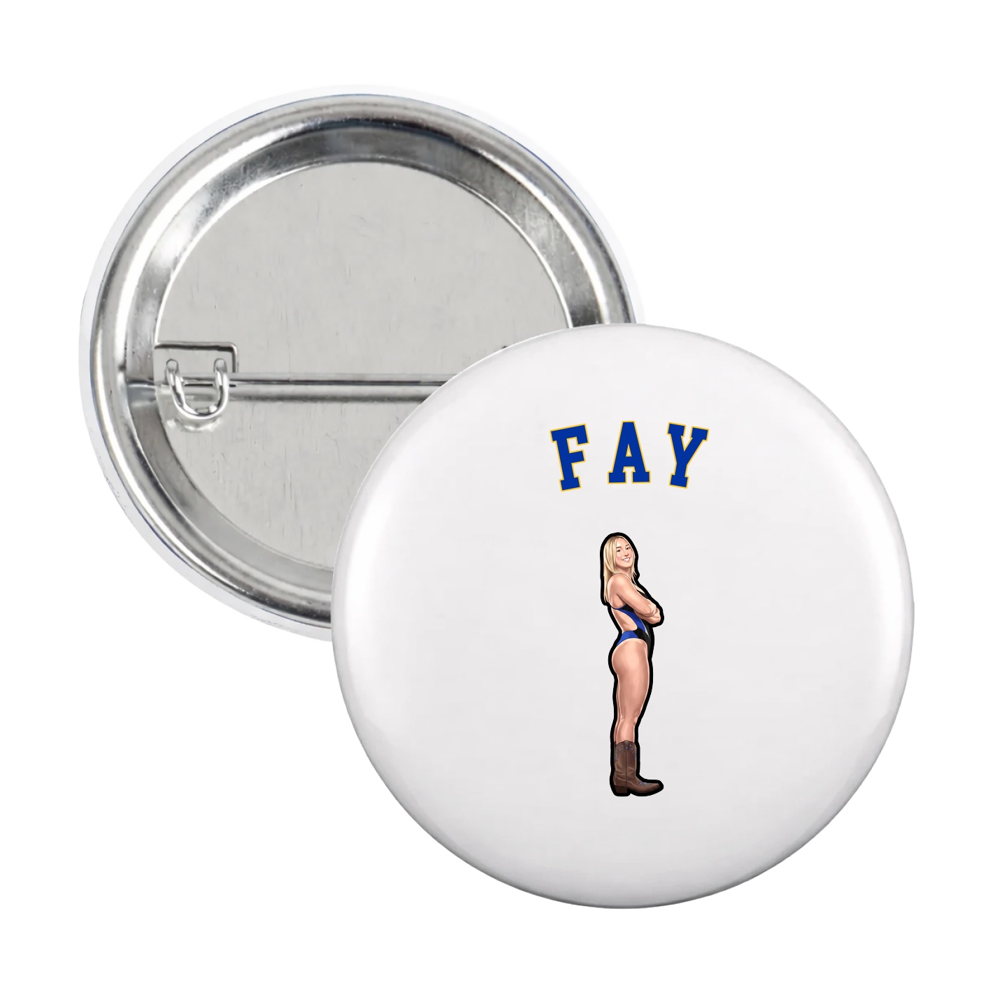 Game Day Button — Shirsey Arch in White