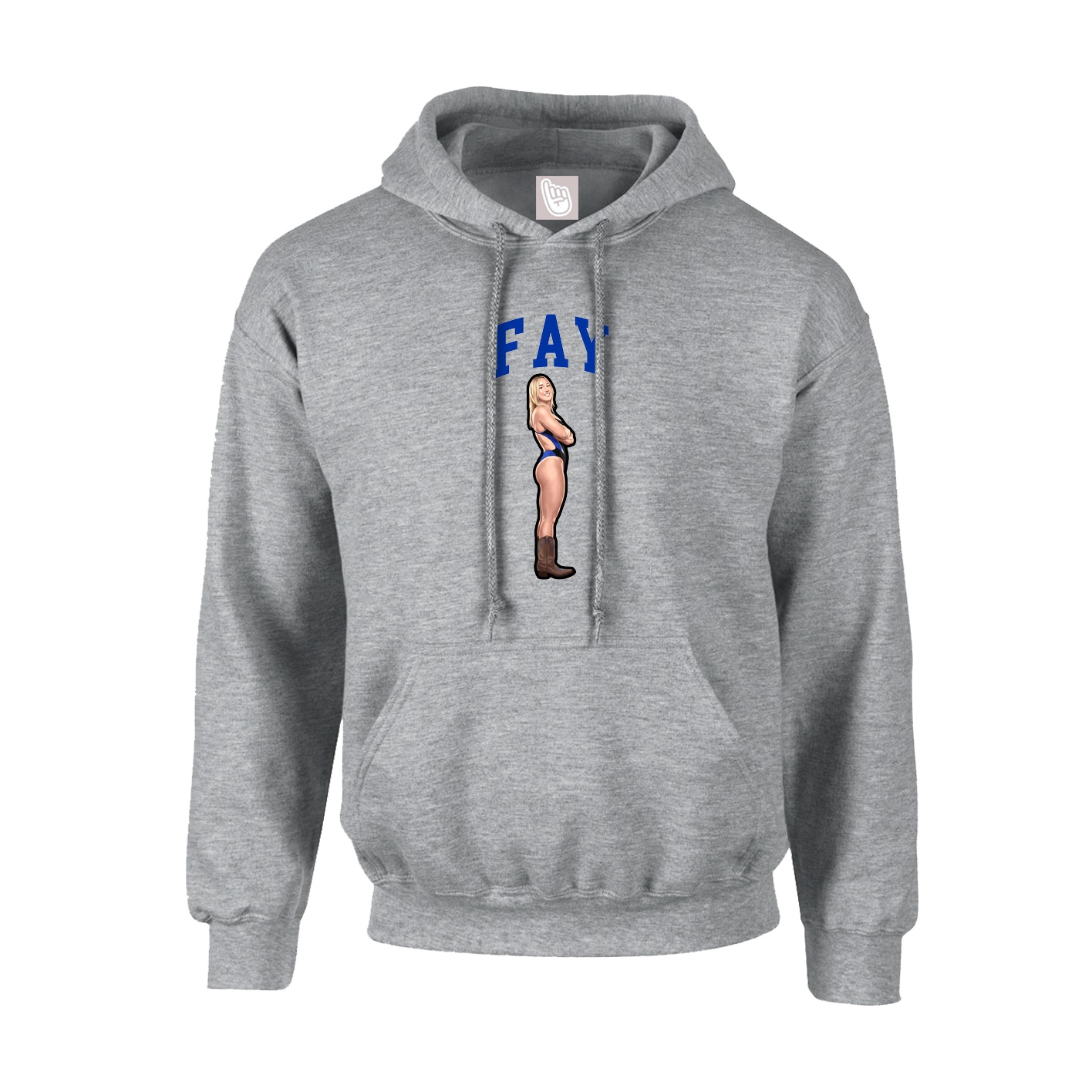 Hoodie — Shirsey in Grey