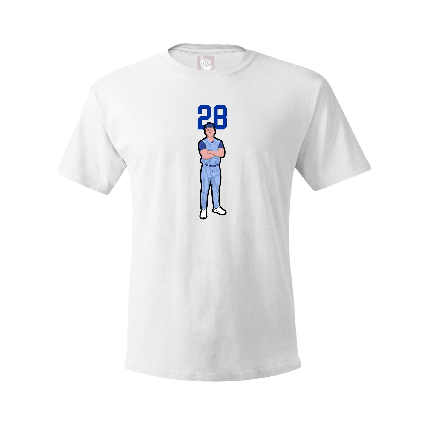 Tee — Number Top in White