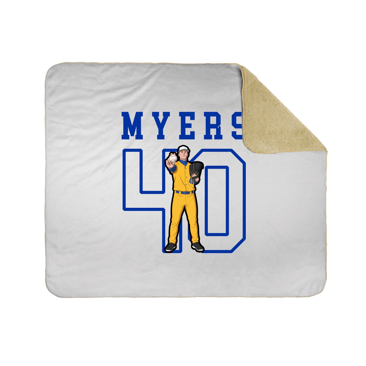 Throw Blanket — Shirsey in White