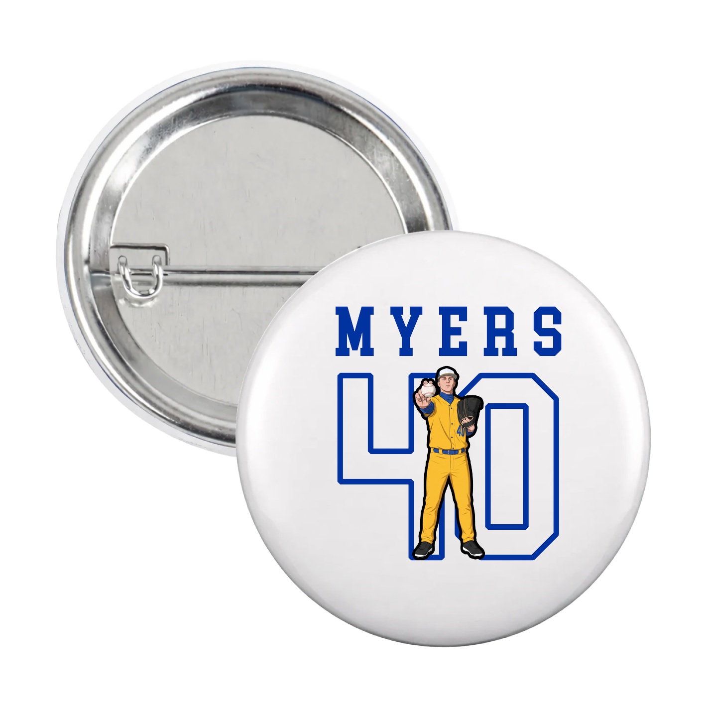 Game Day Button — Shirsey in White