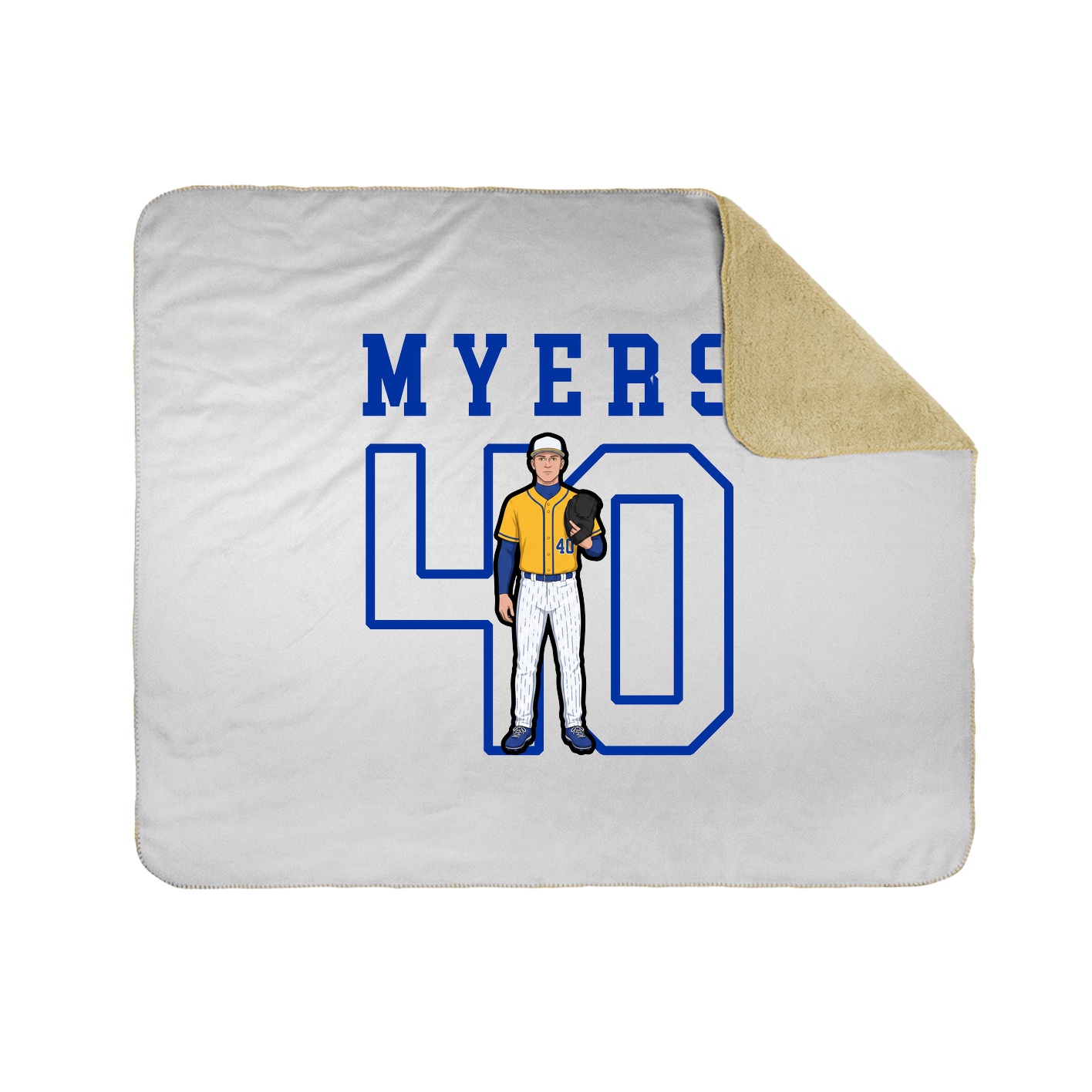 Throw Blanket — Shirsey in White