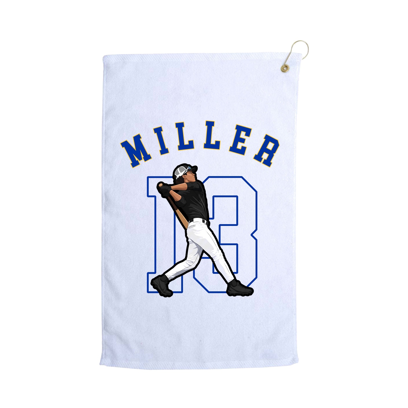 Golf Towel — Classic in White