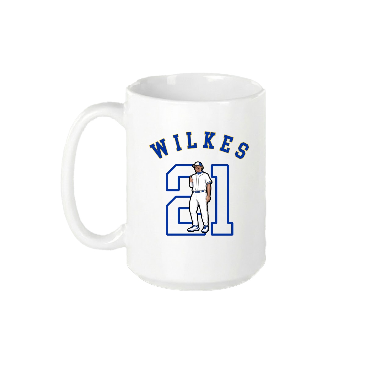 15oz Coffee Mug — Shirsey Arch in White