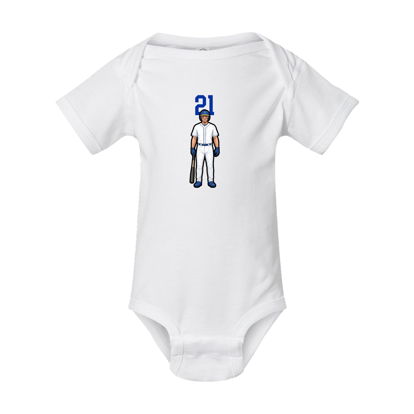 Baby Onesie — Number Top in White