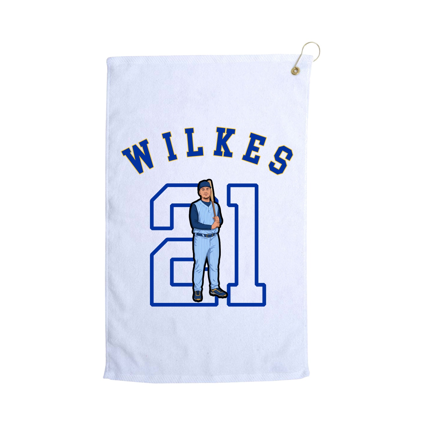 Golf Towel — Shirsey Arch in White