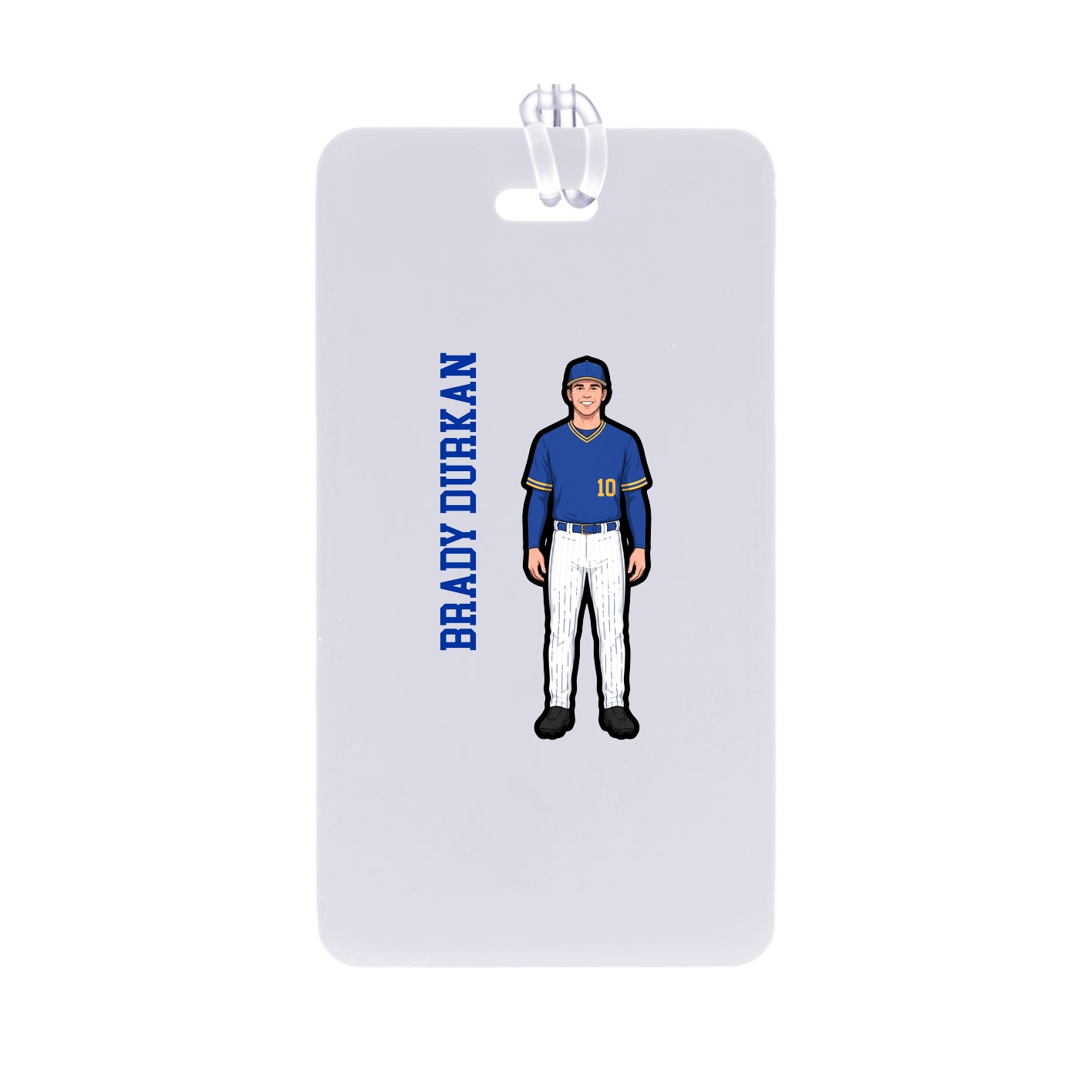 Bag Tag — Name Vertical in Classic
