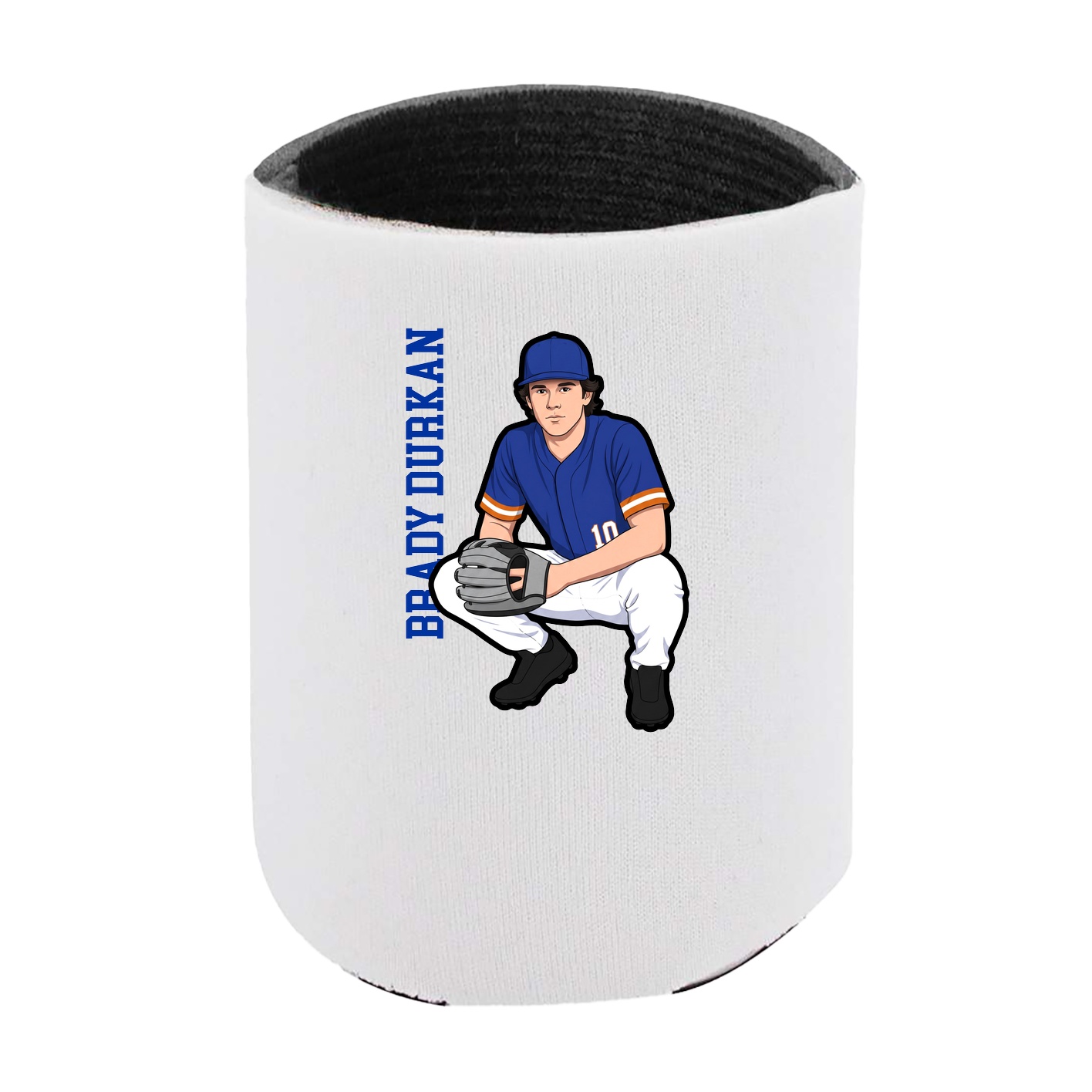 Can Holder — Name Vertical in White
