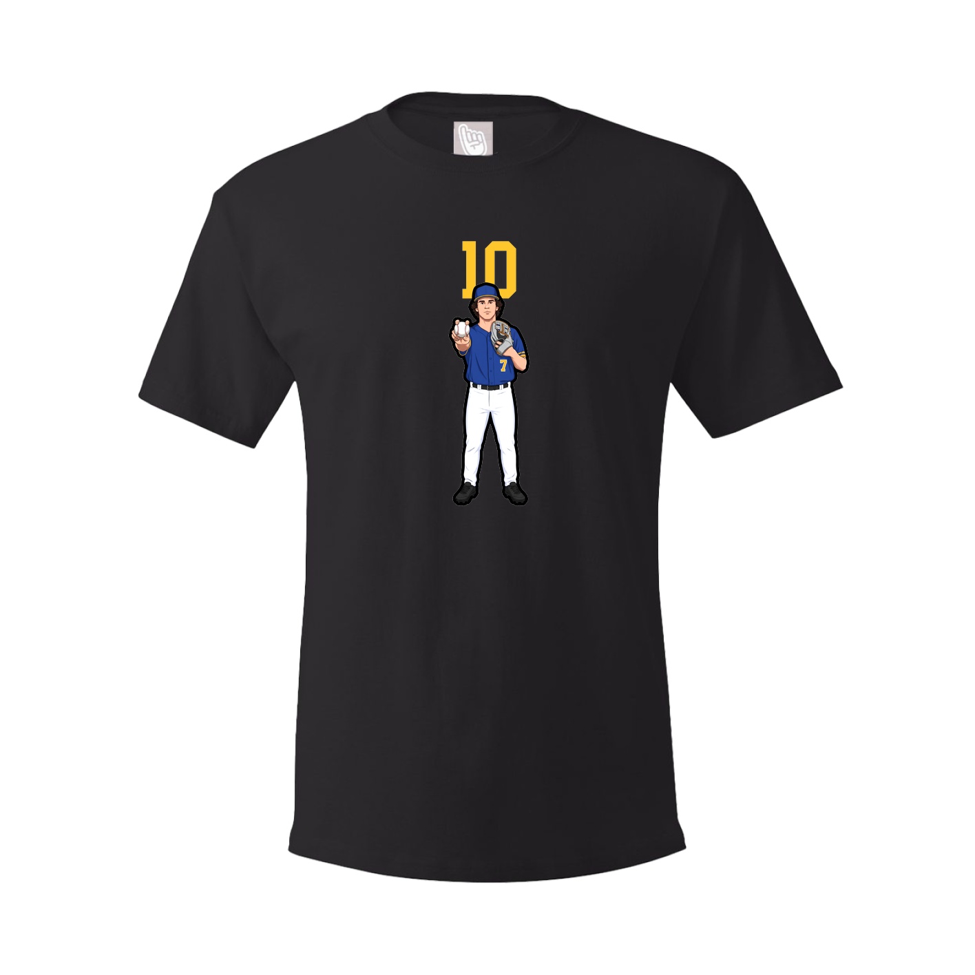Tee — Number Top in Black