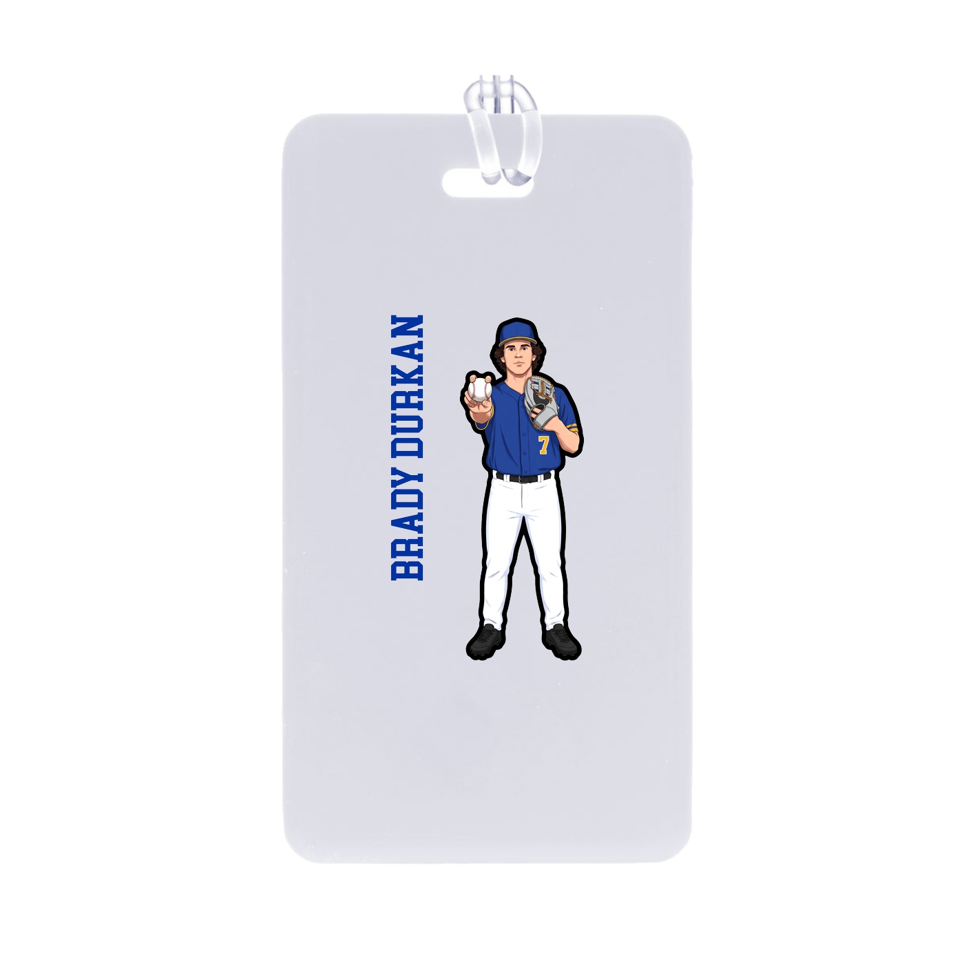 Bag Tag — Name Vertical in Classic