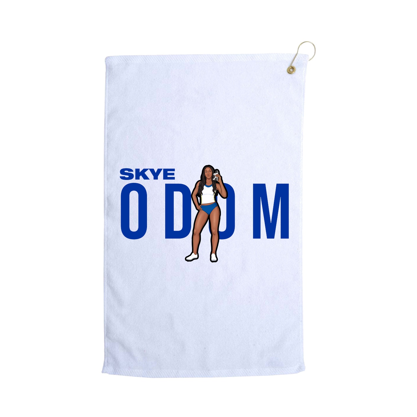 Golf Towel — Player Name in White
