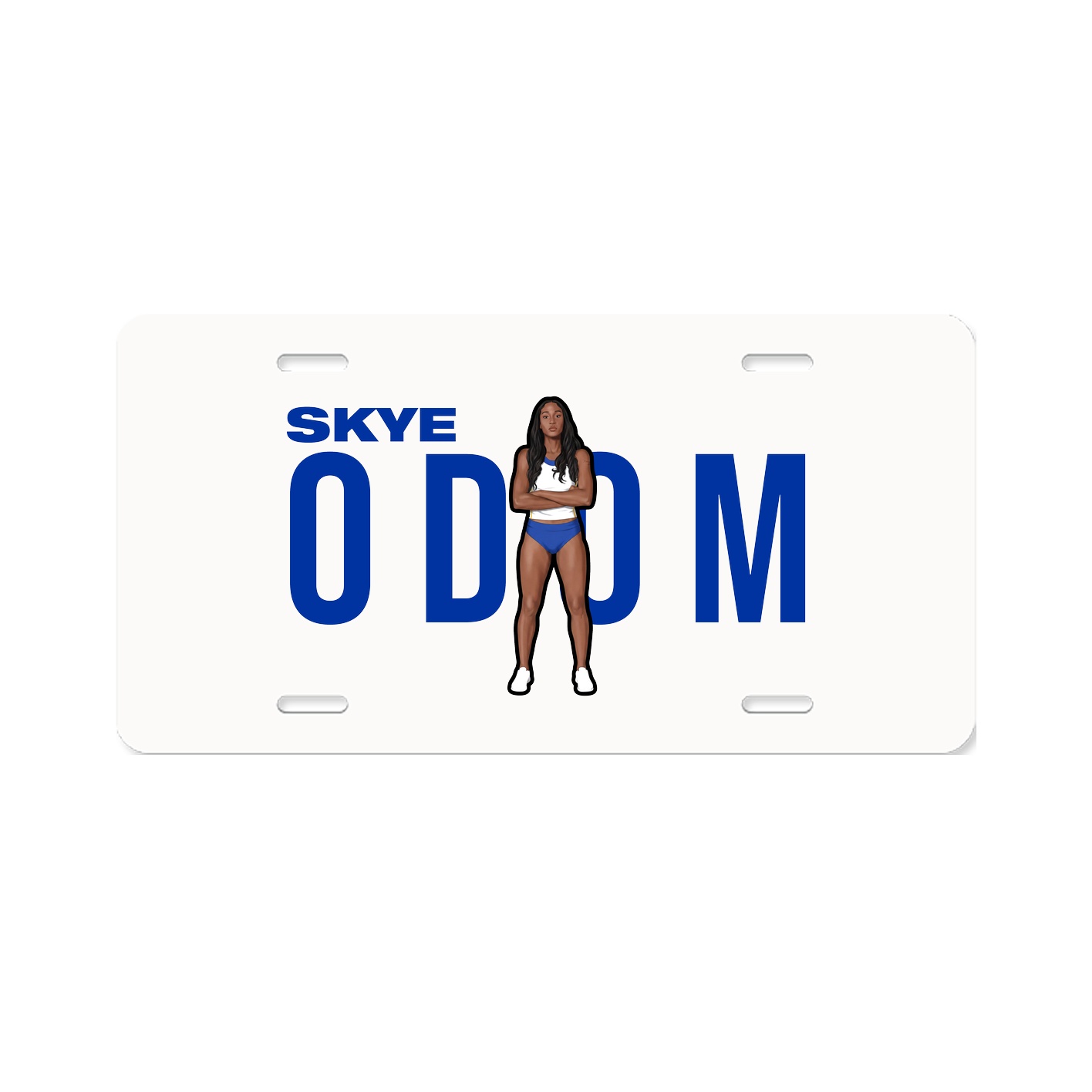 License Plate — Player Name in Classic