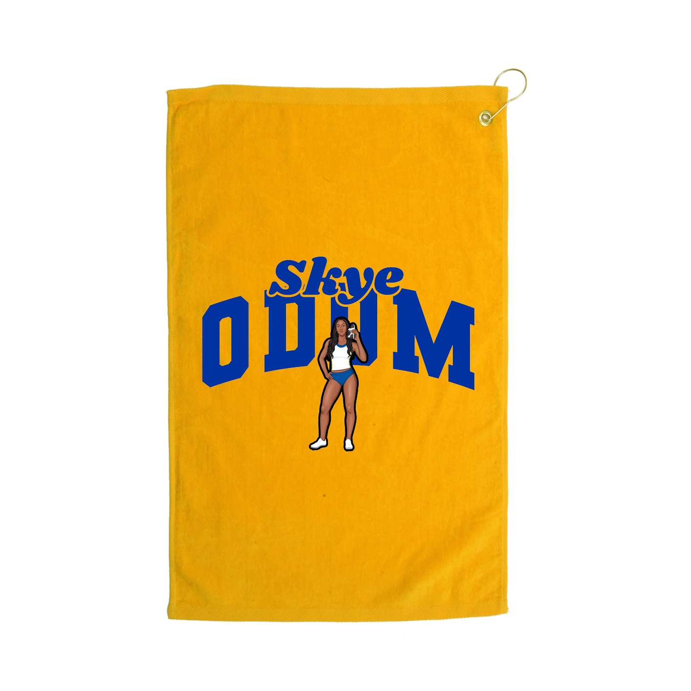 Golf Towel — Signature Arch in Gold