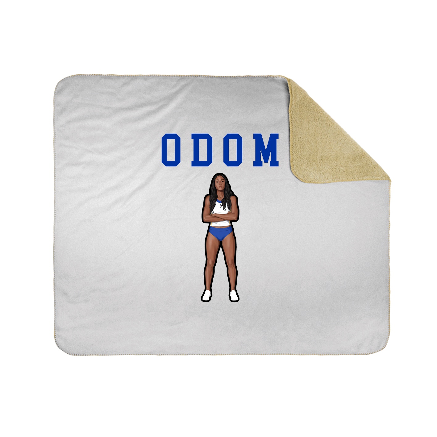 Throw Blanket — Shirsey in White