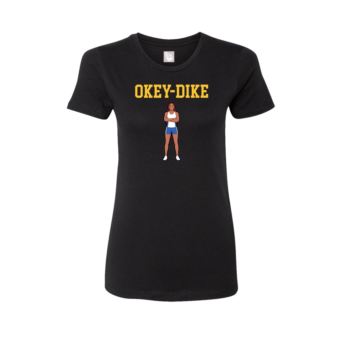 Fitted Women's Tee — Shirsey in Black