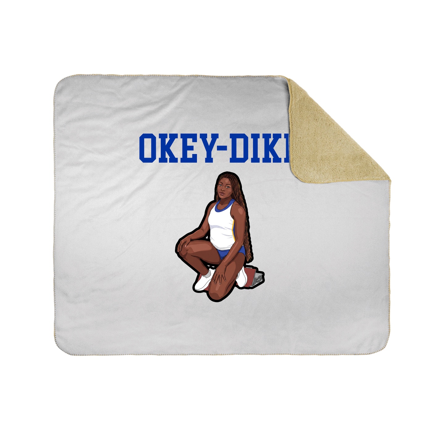 Throw Blanket — Shirsey in White