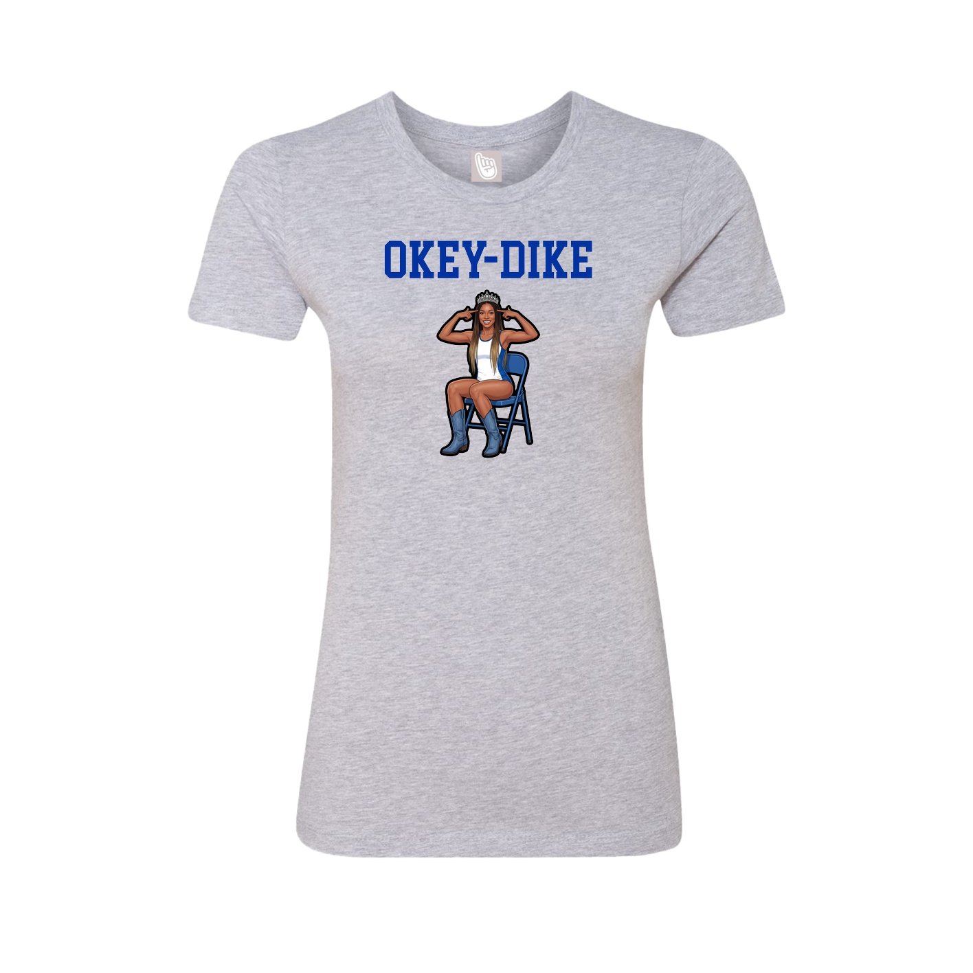 Fitted Women's Tee — Shirsey in Grey
