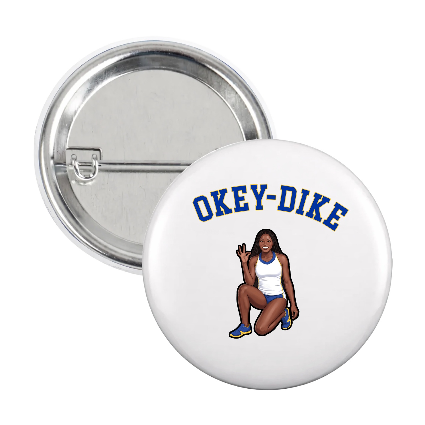 Game Day Button — Shirsey Arch in White